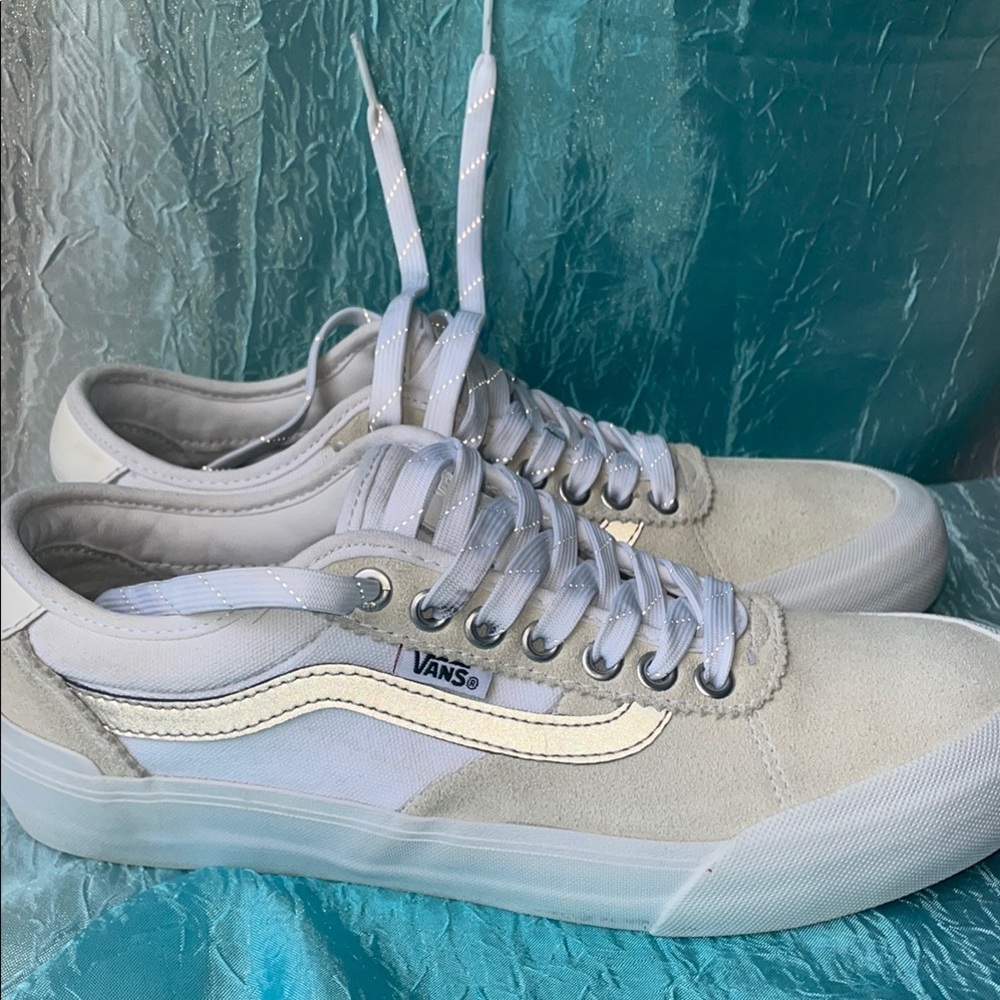 Vans White and Cream Sneakers